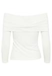 Топ с длинными рукавами KAKAYLA OFFSHOULDER Kaffe, кремовый - фото 6