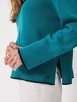 Джемпер Harmony Colour Contrast Wool Rich Crew Clothing, Light Blue - фото 4