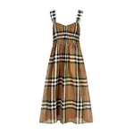 Burberry SS25 платье-чехол Women's Brown - фото 3
