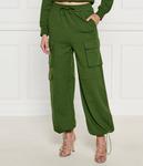 Брюки Regular fit Patrizia Pepe, зеленый - фото 3