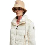 Moncler Grenoble Пуховик с меховым эффектом, White - фото 7