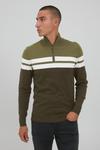 Водолазка BLEND Sweater Naresh, цвет dark green/white - фото 2