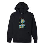 Толстовка Men's Converse Cartoon Logo Printing Dark Black, черный - фото