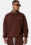 Толстовка ESTEEM ESSENTIAL OVERSIZED QUARTERZIP, Downtownbrown/Brown - фото