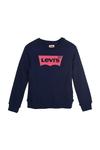 Детская толстовка Levi's, темно-синий - фото