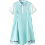 Детское платье Kids' ASICS, синий/зеленый - фото