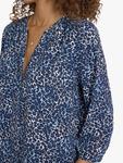 Блузка с защипами NYDJ, Indigo Cat - фото 5
