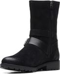 Женские ботильоны Clarks Clarkwell Mid, Black Warmlined - фото 4