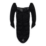 Эксклюзиное черное платье MARIONETTE DAY DRESS Daisy - фото