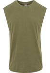 Топ Open Edge Sleeveless Urban Classics, оливковый - фото 7