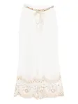 Вышитые бисером брюки Wanderlust Zimmermann, белый - фото
