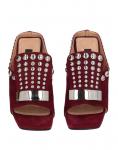 Сандалии Sergio Rossi, бордовый - фото 4