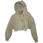 Баллон кроп худи R13, оливковый - фото 3