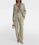 Шелковая рубашка Brunello Cucinelli, нейтральный - фото 2