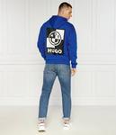 Толстовка мужская Hugo Blue с принтом на спине, синий - фото 2