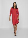 VILA Вязаное платье в цвете Cranberry - фото 5