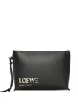 Клатч с логотипом Loewe, черный - фото