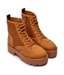 Ботильоны Guess комбинированные с добавлением кожи, коричневый - фото 2