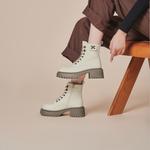 Ботинки Martin Boot женские Gemeiq, хаки - фото 21