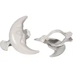 Декоративные зажимы Liedeco «Луна» (2 шт.) для штор, белый - фото