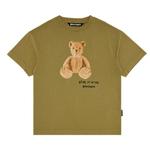 Футболка Palm Angels Bear In Mind Tee, Army Green/Brown - фото