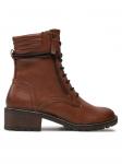 Ботильоны на шнуровке Jana, коричневый - фото