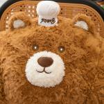 Плюшевая кукла Cute McGee Bear Croissant Bag BANLI - фото 8