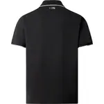 Поло с коротким рукавом Hackett Tipped Color Placket, черный - фото 2