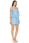 Мини-платье Chara Line & Dot, blue - фото 2