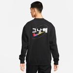 Свитера хангыль толстовка тяжелого веса Nike, черный - фото 3