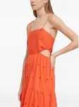 Платье макси с вырезом Desigual, оранжевый - фото 3