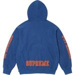 Колледж свитшот с капюшоном и рукавами Supreme, оливковый - фото 13