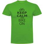 Футболка Kruskis Keep Calm And Bike On, зеленый - фото
