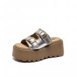 Женские сандалии Slide Lee Cooper, Ecru - фото 4