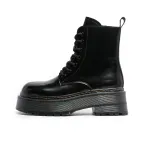 Earl Cat Ботинки Martin женские, черно-коричневые - фото