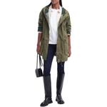 BARBOUR Женская зеленая дождевик парка Keldy, Green - фото 6