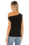 Топ Norma Kamali X REVOLVE Drop Shoulder, черный - фото 3