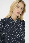 Платье Part Two Shirt dress, Dark Navy Fragile Print/Black - фото 4