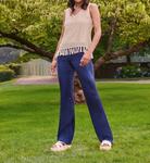 Майка с бахромой из рафии Ecru, цвет raffia - фото 2