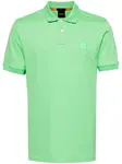 Рубашка поло с логотипом Boss, зеленый - фото