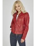 Кожаная куртка 7eleven Ana, красный - фото