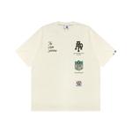 Футболка A Bathing APE Fancy Main Aape, Ecru Ivx - фото