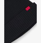 Шапка-Бини Brand-Patch из смеси шерсти Hugo, черный - фото 2