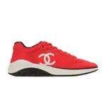 Кроссовки Chanel CC Logo Sneaker Red, красный - фото