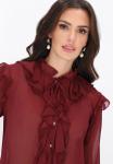 Faina Блузка в темно-красном цвете - фото 5