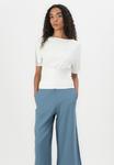 Брюки TOM TAILOR DENIM EASY CULOTTE, Dusty Denim Blue/Blue - фото 4
