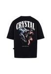 Принт на футболке RAW CRYSTAL PARIS, черный - фото 5