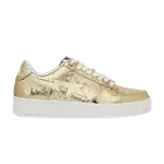 Кроссовки Bapesta #5, Gold Monogram - фото
