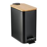 Бак с педалью Relaxdays, черный - фото