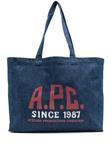Сумка-тоут APC Diane Carpenter A.P.C., синий - фото